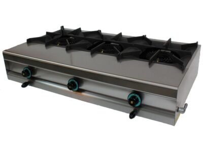 Επιτραπέζια Εστία Sergas FL36 Υγραερίου με 3 Φλόγιστρα