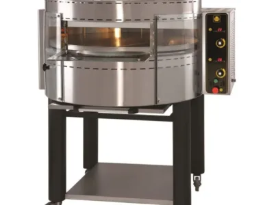 Φούρνος Πίτσας Περιστρεφόμενος Αερίου | Επαγγελματικός Pizza Oven SERGAS RP1 16kW Με Βάση