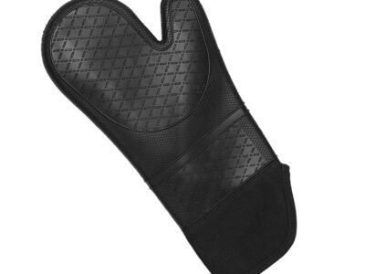 Γάντι Φούρνου Σιλικόνης Μαύρο Ανθεκτικό στη Θερμότητα